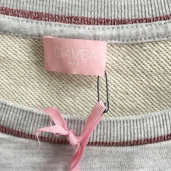 GiAMBA PARIS light grey sweatshirt SIZE L … - Picture 3 of 8